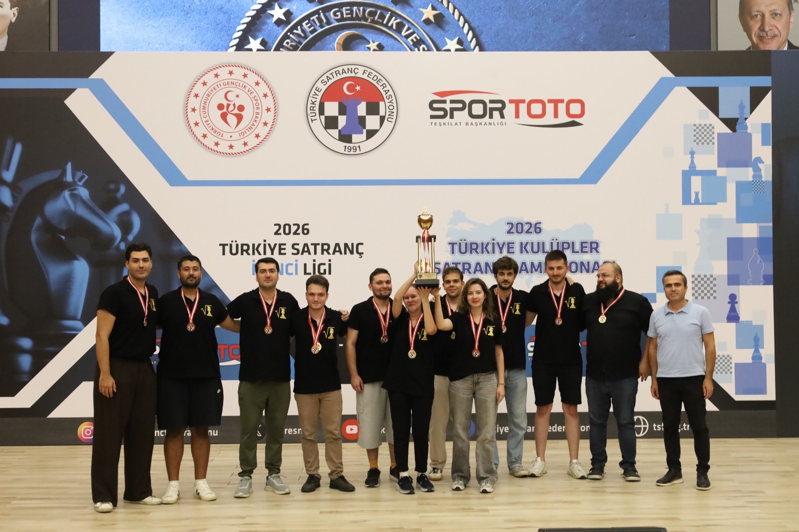 2026 Türkiye Kulüpler Satranç Şampiyonası'nda Zirve Prof. Dr. Ayşe Nur Güncan Satranç Spor Kulübü'nün