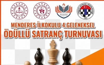 Menderes İlkokulu 4. Geleneksel Ödüllü Satranç Turnuvası