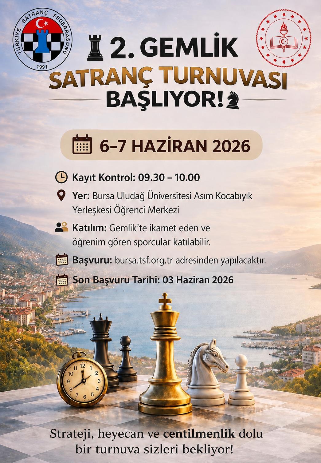 2. Gemlik Satranç Turnuvası