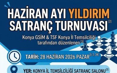 Haziran Ayı Yıldırım Satranç Turnuvası