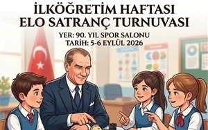Yalova İlköğretim Haftası ELO Satranç Turnuvası