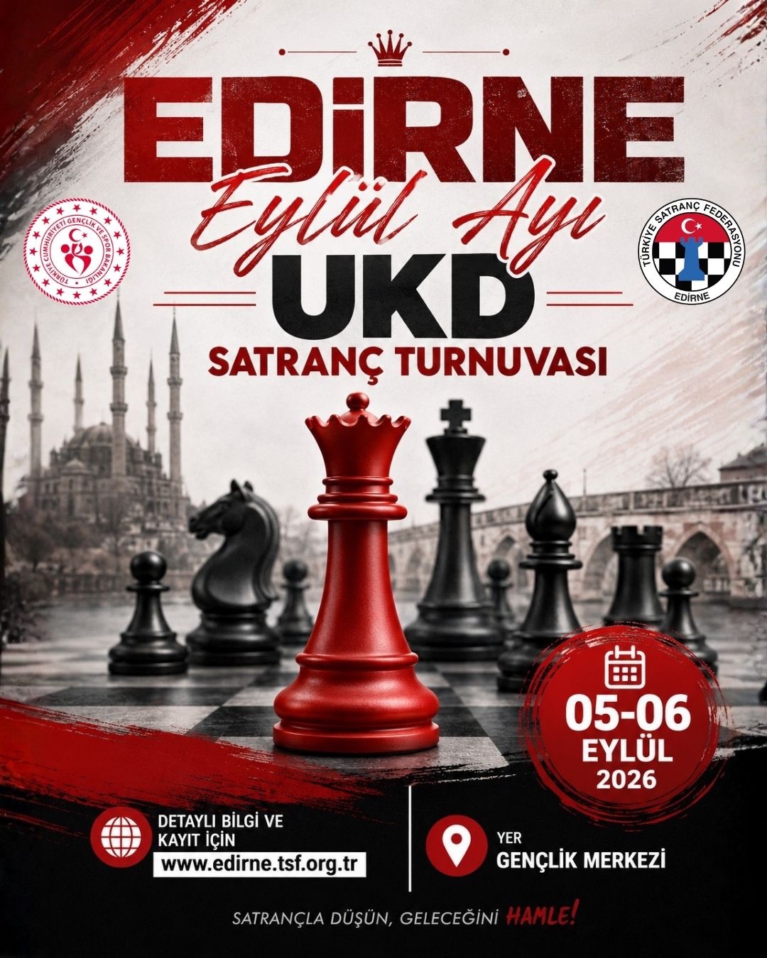 Edirne Eylül Ayı Ukd Satranç Turnuvası 2026
